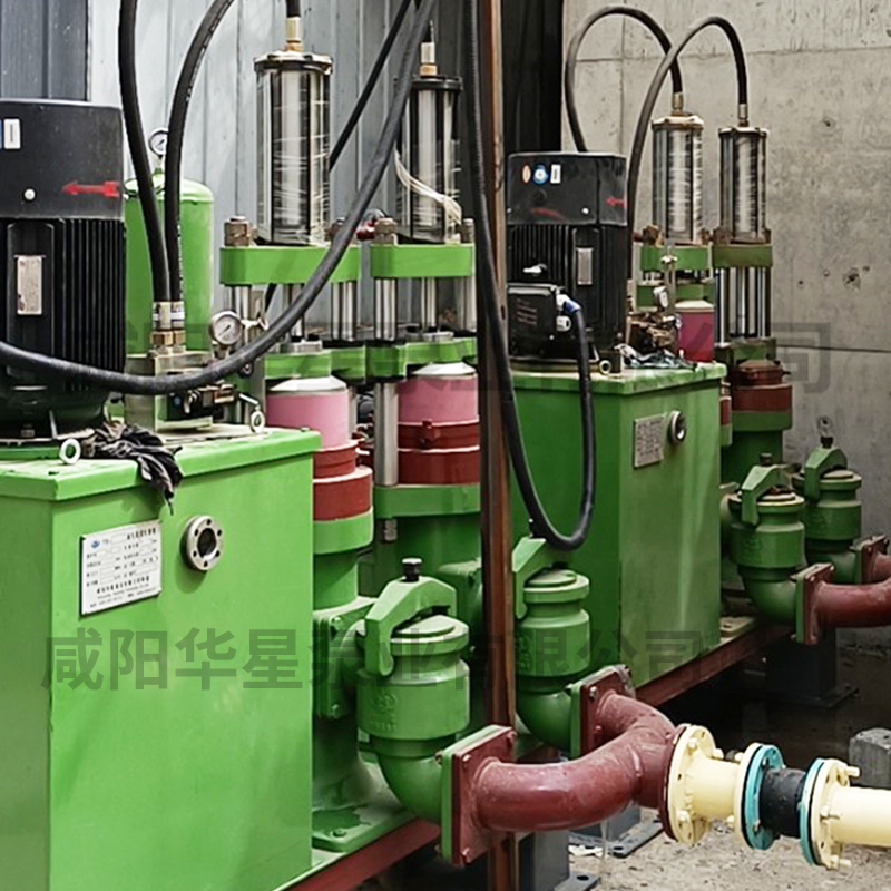 壓濾機入料泵處理洗煤污水污泥現場